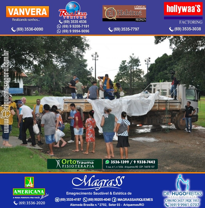 Lions Clube Ariquemes Canaã faz entrega de Peixe na Semana Santa