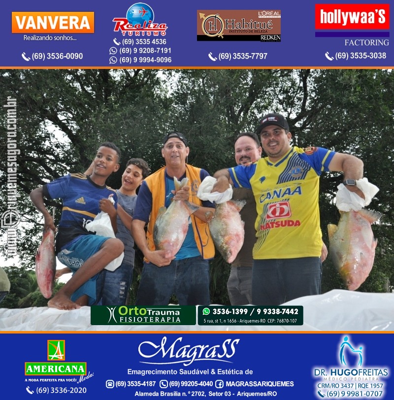 Lions Clube Ariquemes Canaã faz entrega de Peixe na Semana Santa