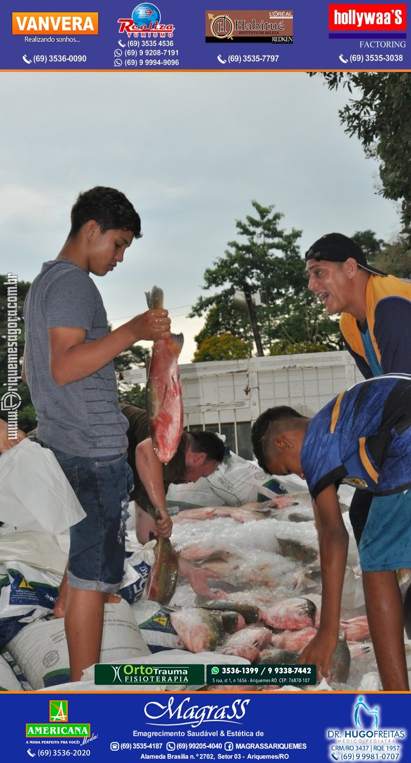 Lions Clube Ariquemes Canaã faz entrega de Peixe na Semana Santa
