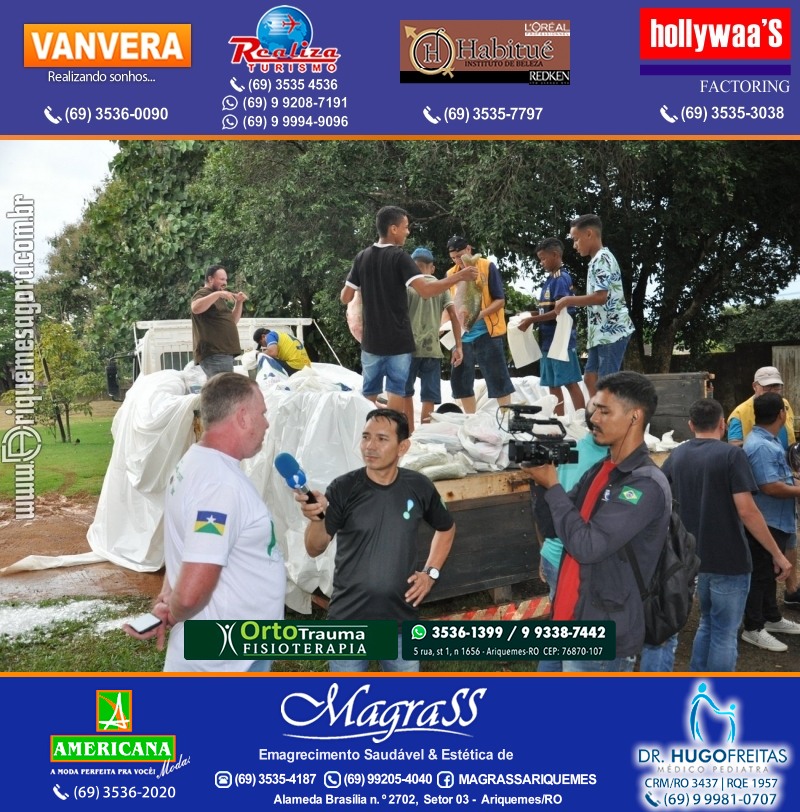 Lions Clube Ariquemes Canaã faz entrega de Peixe na Semana Santa