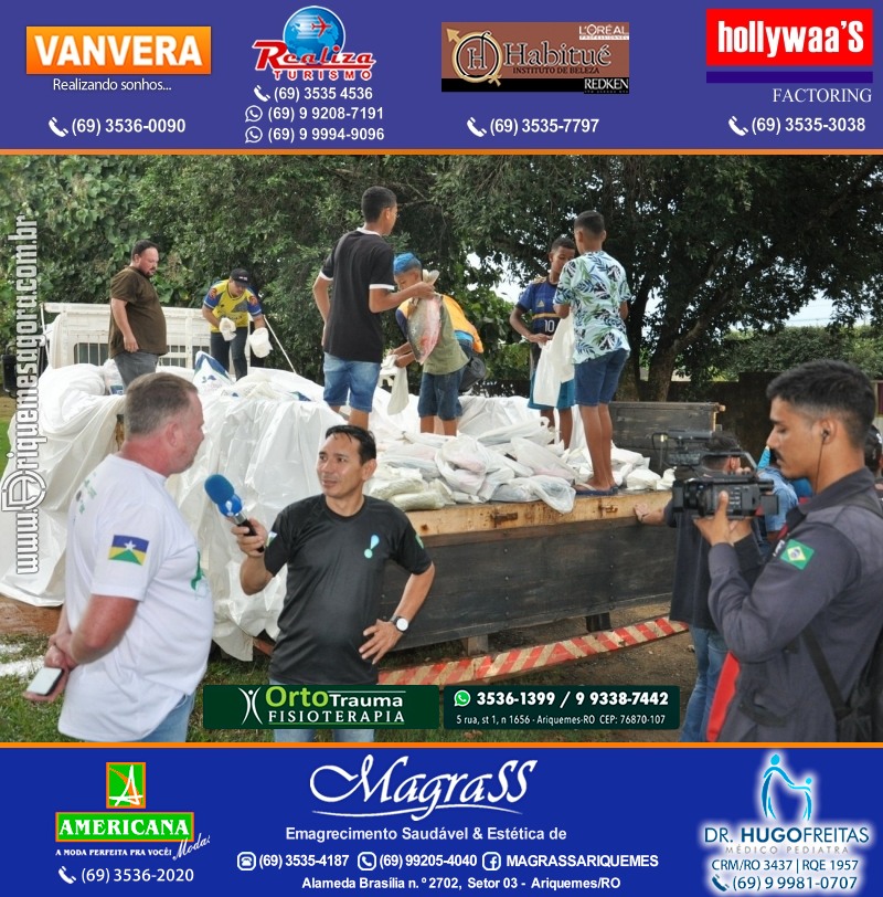 Lions Clube Ariquemes Canaã faz entrega de Peixe na Semana Santa