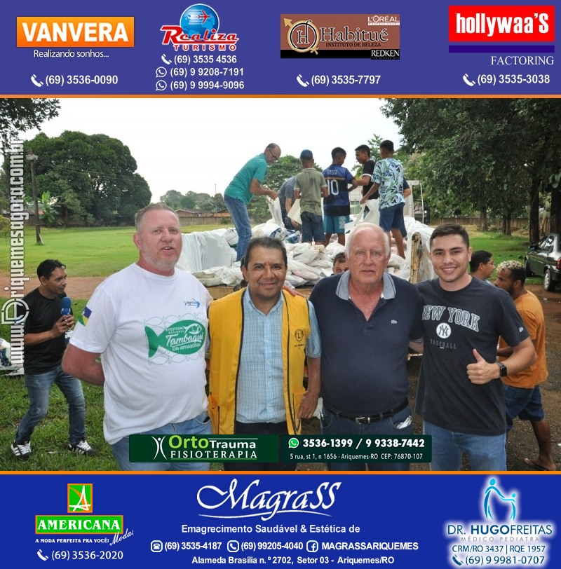 Lions Clube Ariquemes Canaã faz entrega de Peixe na Semana Santa