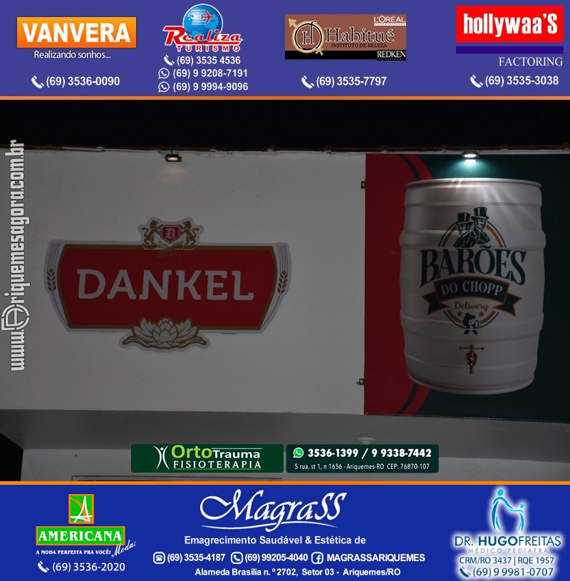 Inauguração Barões do Chopp Delivery na Av. Guaporé em Ariquemes