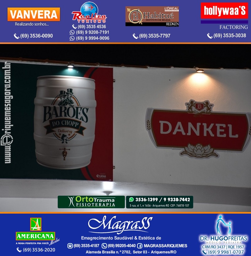 Inauguração Barões do Chopp Delivery na Av. Guaporé em Ariquemes