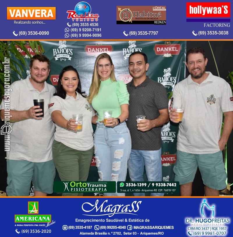 Inauguração Barões do Chopp Delivery na Av. Guaporé em Ariquemes