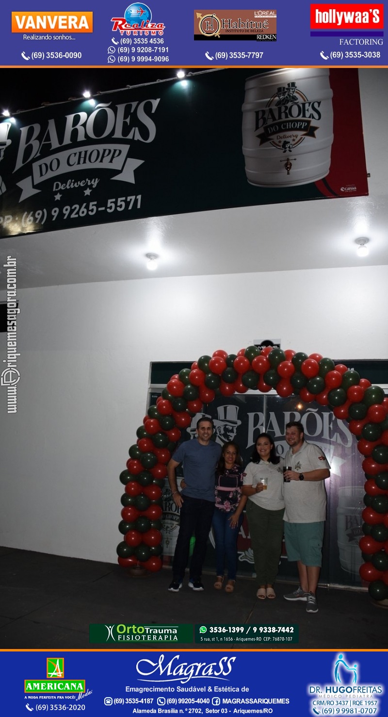 Inauguração Barões do Chopp Delivery na Av. Guaporé em Ariquemes