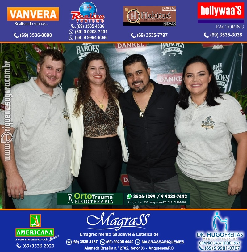 Inauguração Barões do Chopp Delivery na Av. Guaporé em Ariquemes