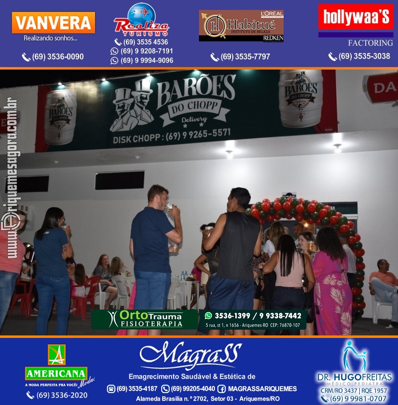 Inauguração Barões do Chopp Delivery na Av. Guaporé em Ariquemes