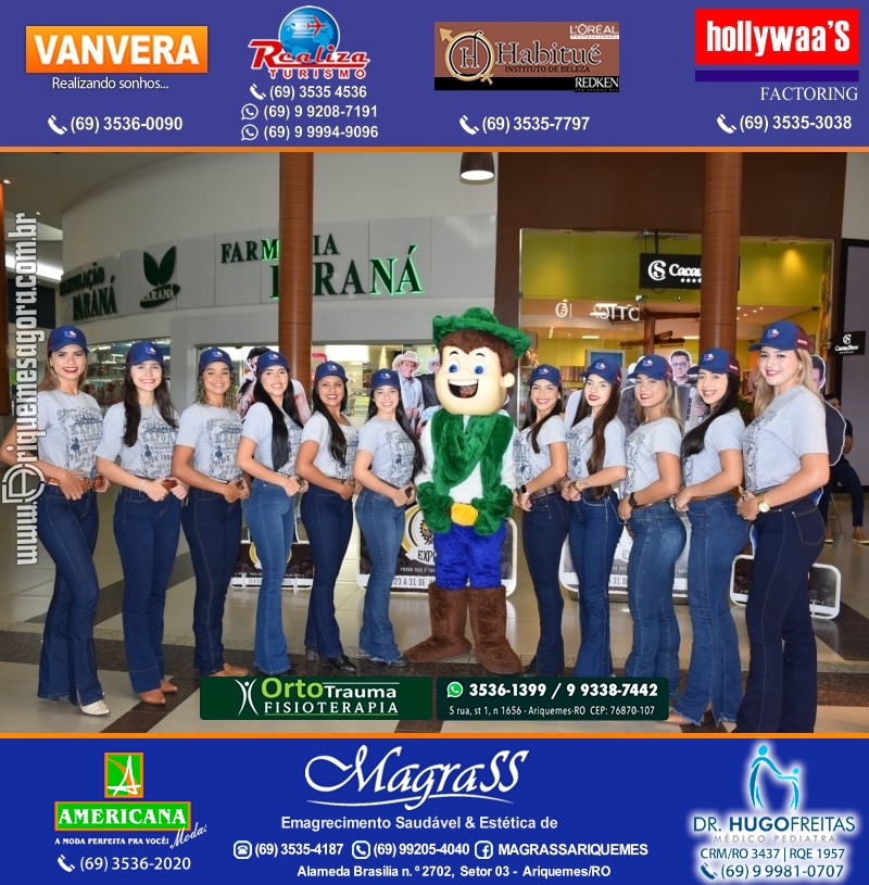 EXPOARI 2022 - Sorteio Kit Promocional “Visita seu Artista Favorito” no IG em Ariquemes