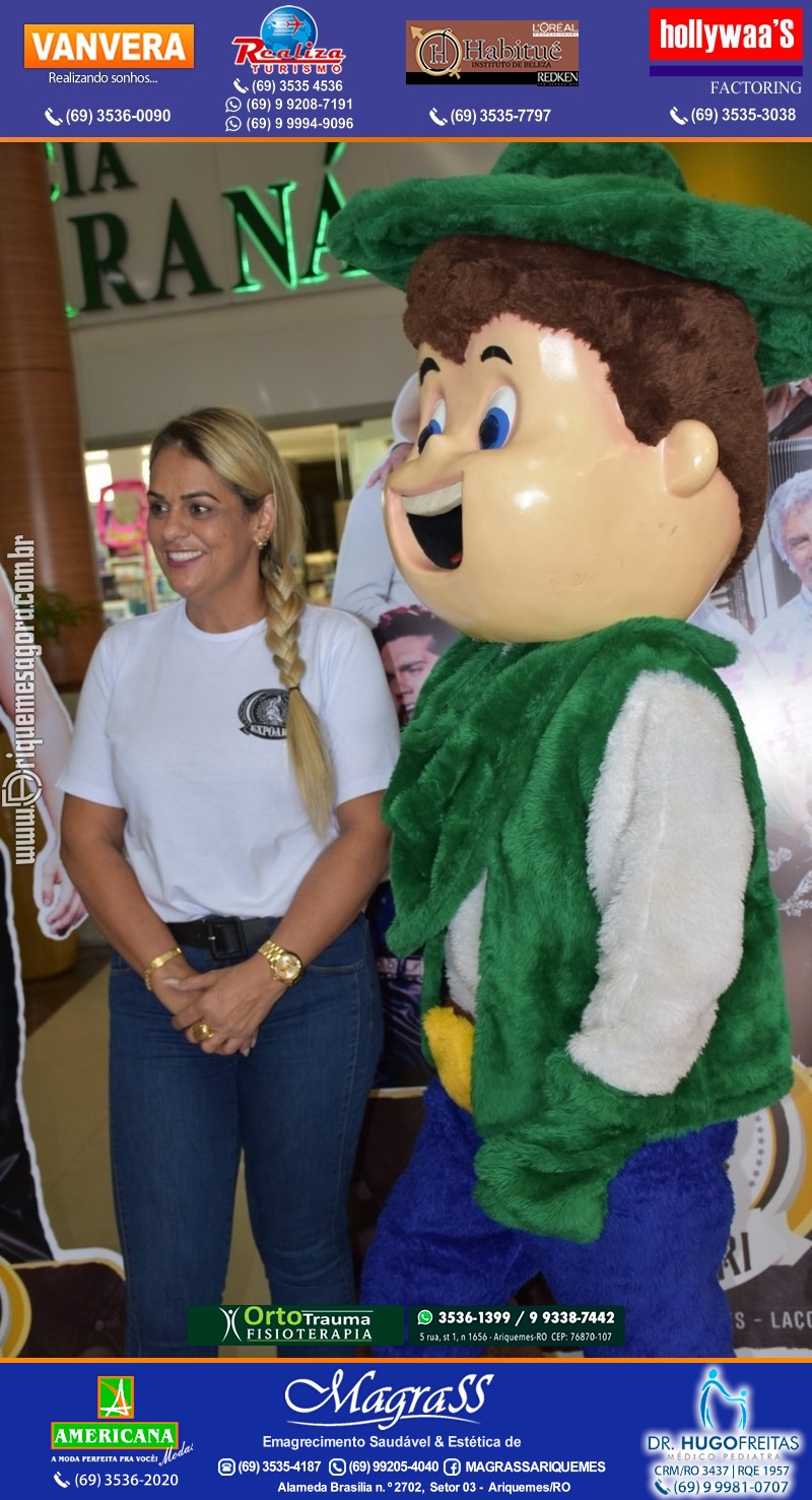 EXPOARI 2022 - Sorteio Kit Promocional “Visita seu Artista Favorito” no IG em Ariquemes