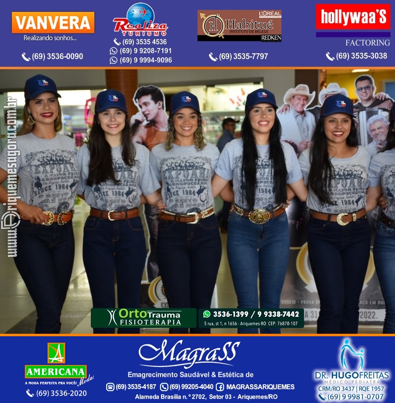 EXPOARI 2022 - Sorteio Kit Promocional “Visita seu Artista Favorito” no IG em Ariquemes