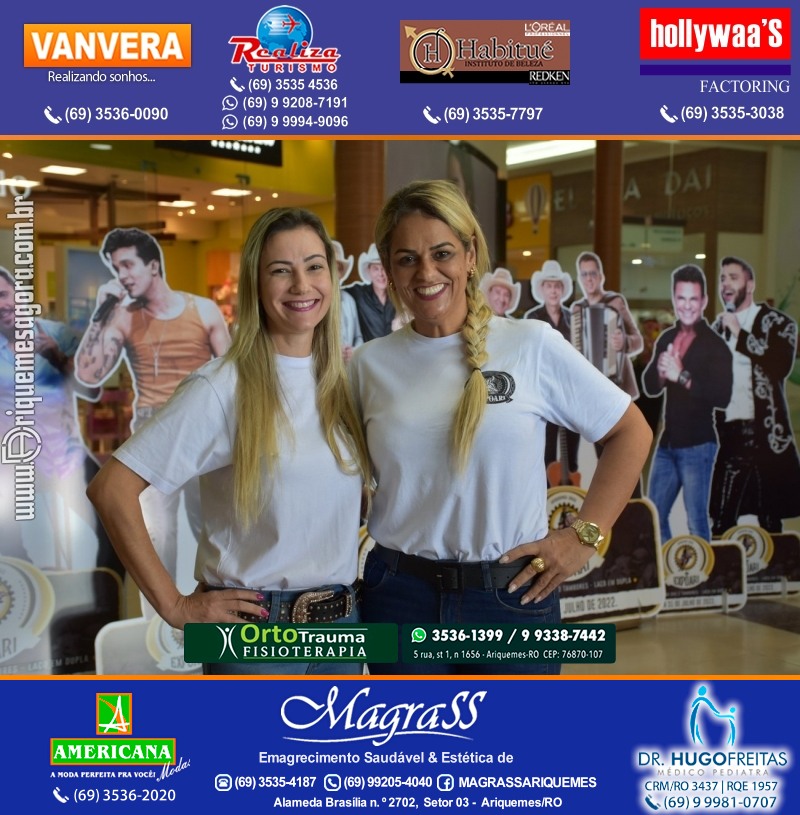 EXPOARI 2022 - Sorteio Kit Promocional “Visita seu Artista Favorito” no IG em Ariquemes