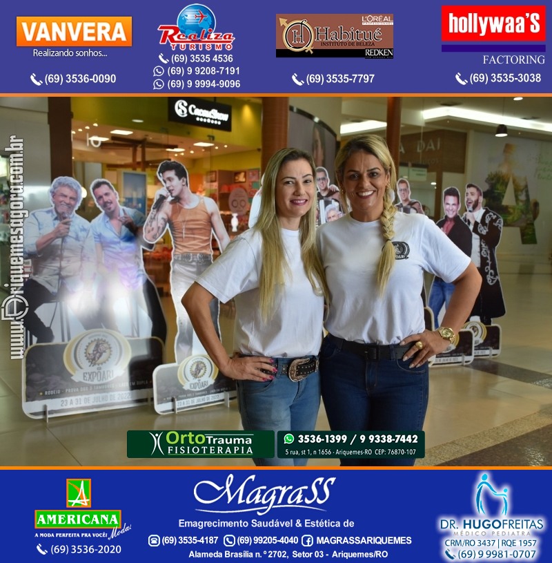 EXPOARI 2022 - Sorteio Kit Promocional “Visita seu Artista Favorito” no IG em Ariquemes