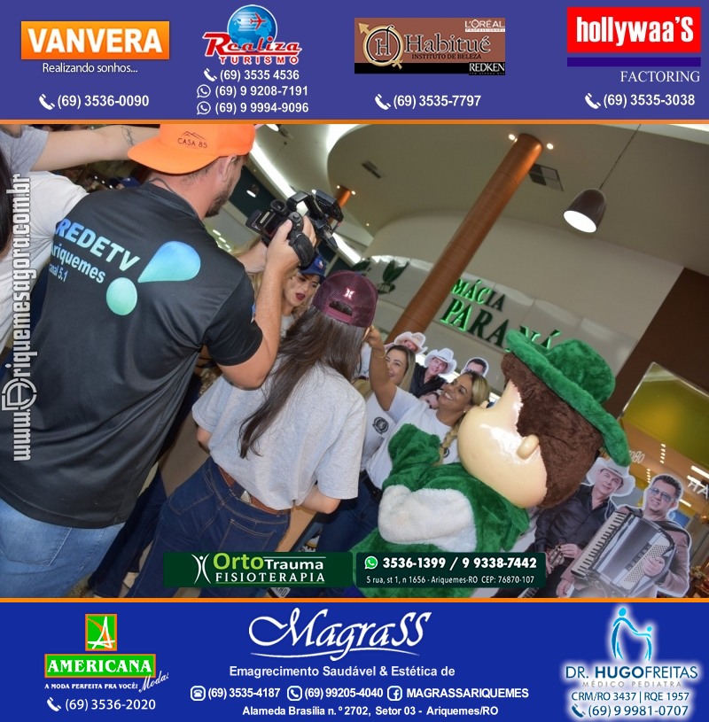 EXPOARI 2022 - Sorteio Kit Promocional “Visita seu Artista Favorito” no IG em Ariquemes