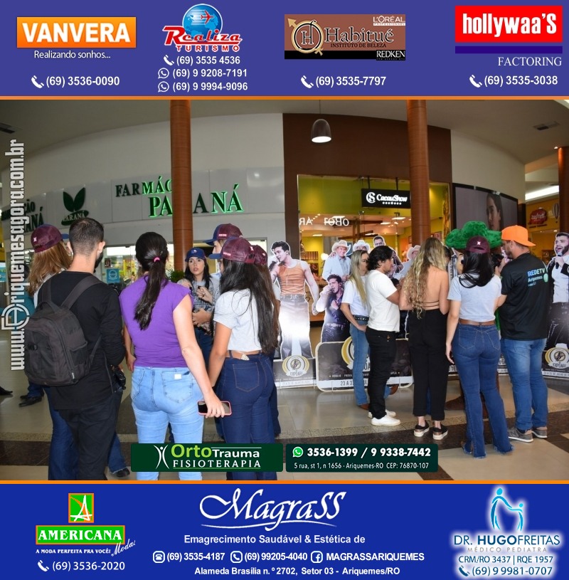 EXPOARI 2022 - Sorteio Kit Promocional “Visita seu Artista Favorito” no IG em Ariquemes