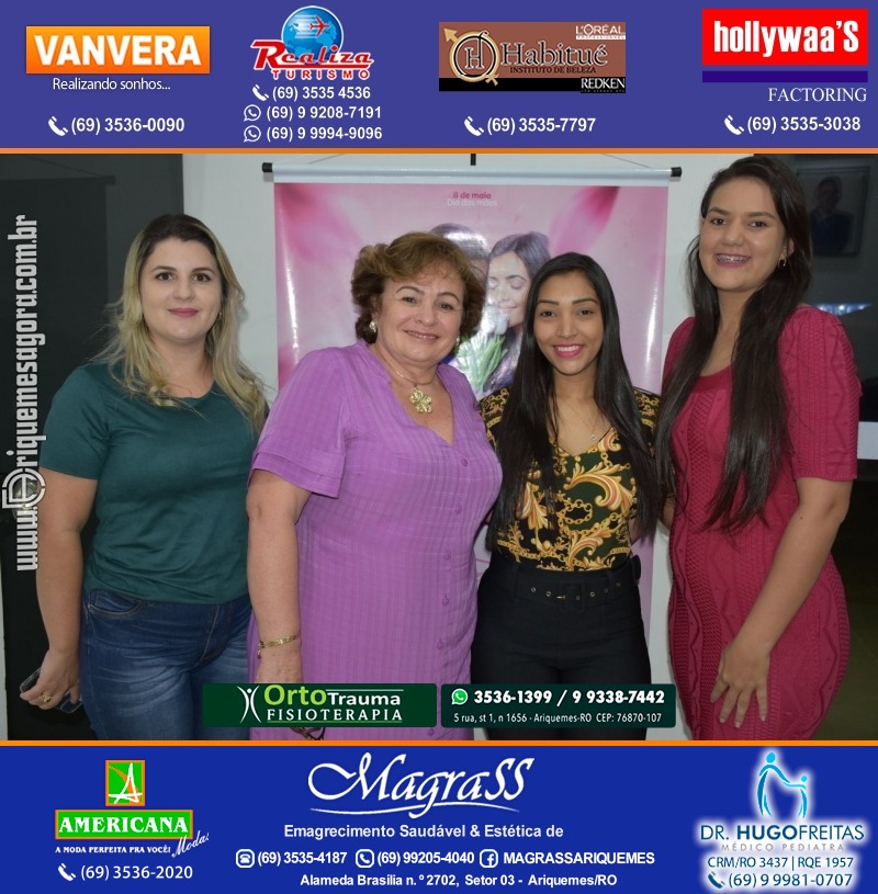 Palestra das Mães “O Amor Muda o Mundo” com Luciana Custódio na ACIA em Ariquemes