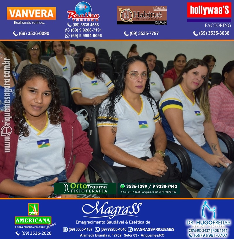 Palestra das Mães “O Amor Muda o Mundo” com Luciana Custódio na ACIA em Ariquemes