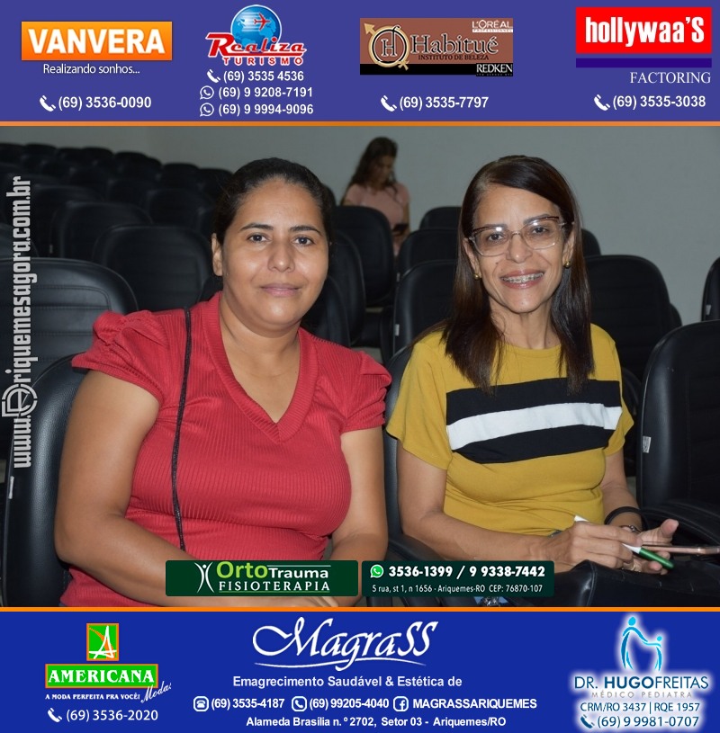 Palestra das Mães “O Amor Muda o Mundo” com Luciana Custódio na ACIA em Ariquemes