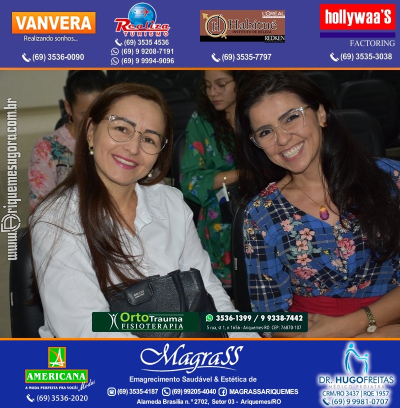 Palestra das Mães “O Amor Muda o Mundo” com Luciana Custódio na ACIA em Ariquemes