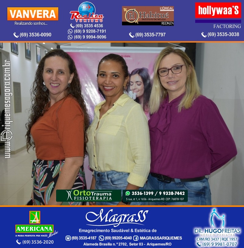 Palestra das Mães “O Amor Muda o Mundo” com Luciana Custódio na ACIA em Ariquemes