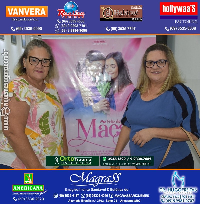 Palestra das Mães “O Amor Muda o Mundo” com Luciana Custódio na ACIA em Ariquemes