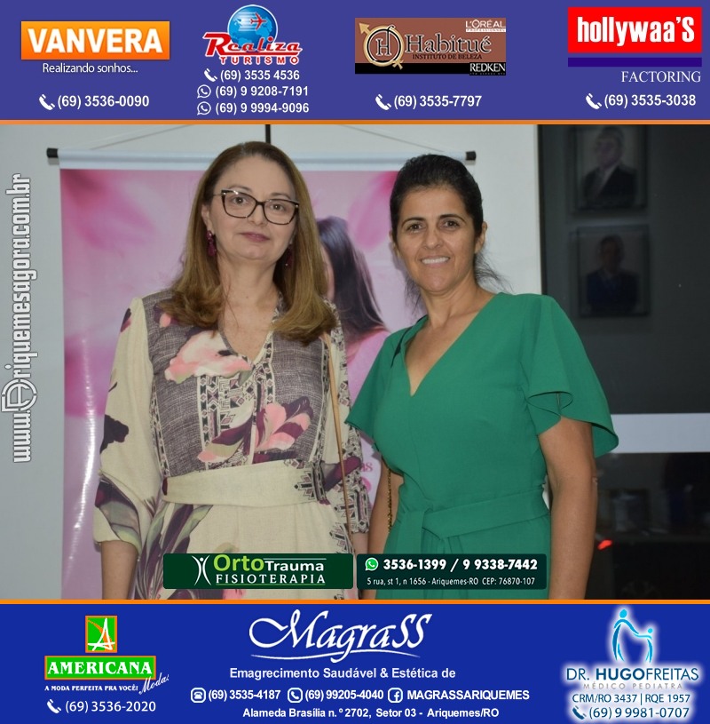 Palestra das Mães “O Amor Muda o Mundo” com Luciana Custódio na ACIA em Ariquemes