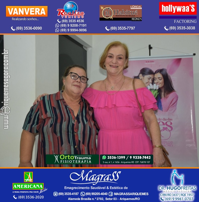 Palestra das Mães “O Amor Muda o Mundo” com Luciana Custódio na ACIA em Ariquemes