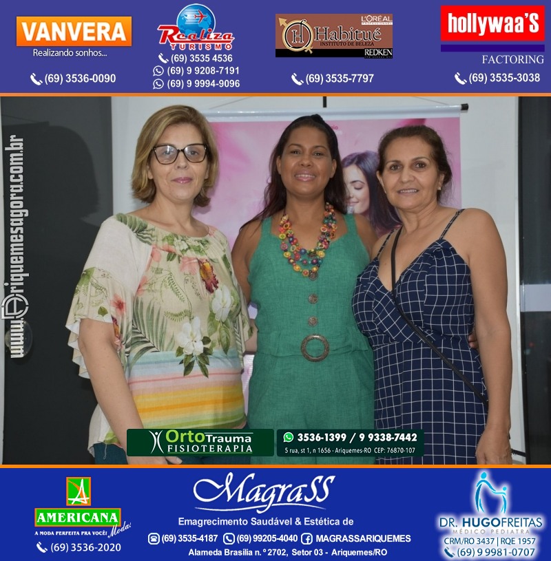 Palestra das Mães “O Amor Muda o Mundo” com Luciana Custódio na ACIA em Ariquemes