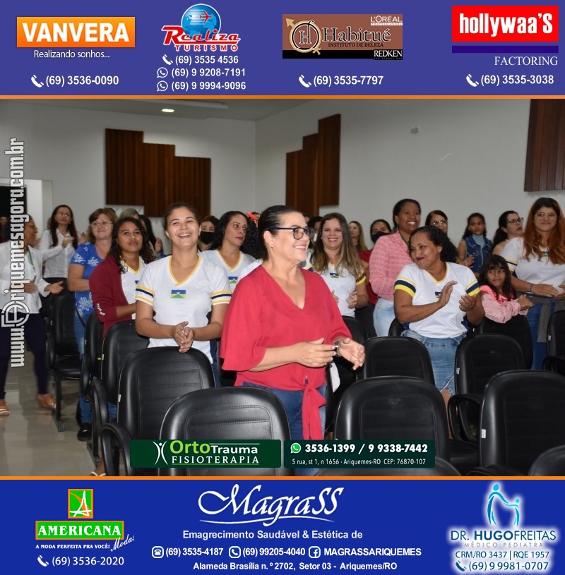 Palestra das Mães “O Amor Muda o Mundo” com Luciana Custódio na ACIA em Ariquemes