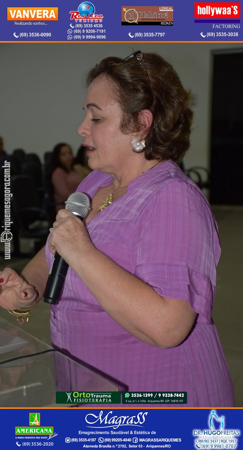 Palestra das Mães “O Amor Muda o Mundo” com Luciana Custódio na ACIA em Ariquemes