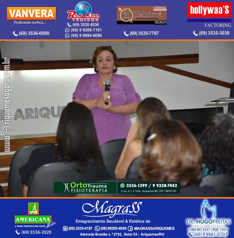 Palestra das Mães “O Amor Muda o Mundo” com Luciana Custódio na ACIA em Ariquemes