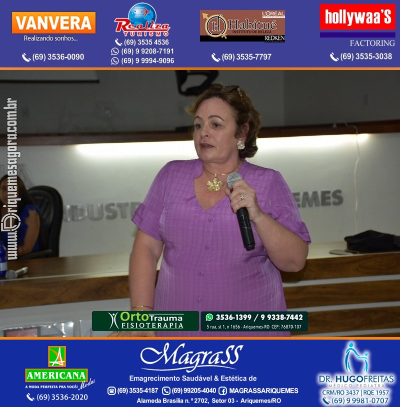 Palestra das Mães “O Amor Muda o Mundo” com Luciana Custódio na ACIA em Ariquemes