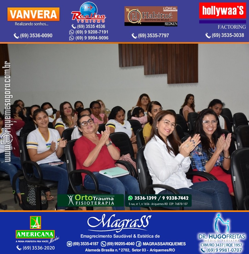 Palestra das Mães “O Amor Muda o Mundo” com Luciana Custódio na ACIA em Ariquemes