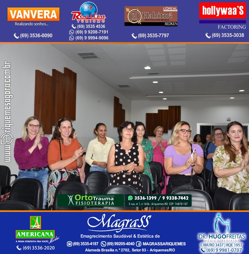 Palestra das Mães “O Amor Muda o Mundo” com Luciana Custódio na ACIA em Ariquemes