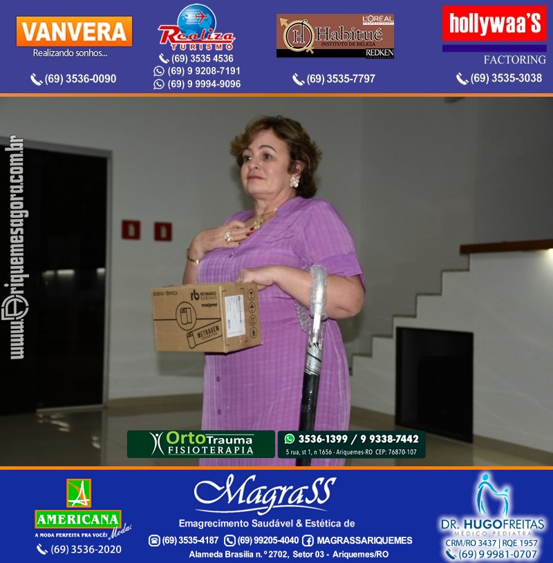 Palestra das Mães “O Amor Muda o Mundo” com Luciana Custódio na ACIA em Ariquemes