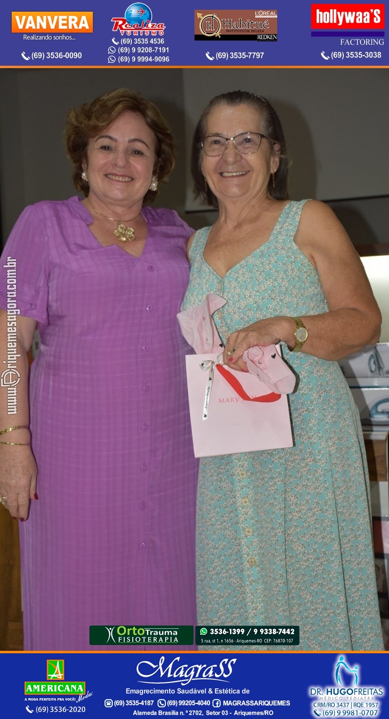 Palestra das Mães “O Amor Muda o Mundo” com Luciana Custódio na ACIA em Ariquemes