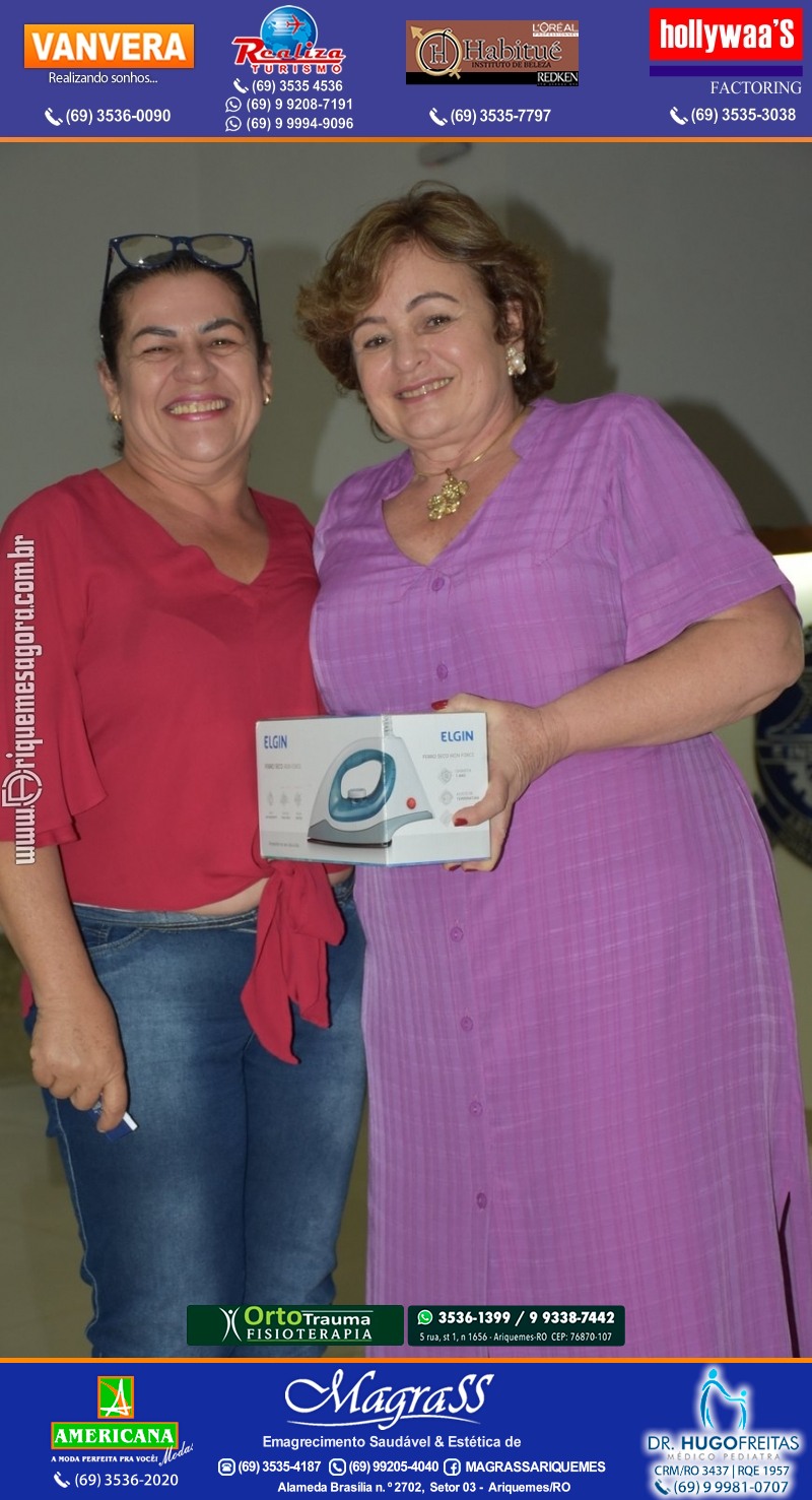 Palestra das Mães “O Amor Muda o Mundo” com Luciana Custódio na ACIA em Ariquemes