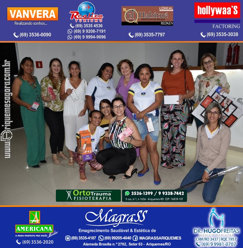 Palestra das Mães “O Amor Muda o Mundo” com Luciana Custódio na ACIA em Ariquemes