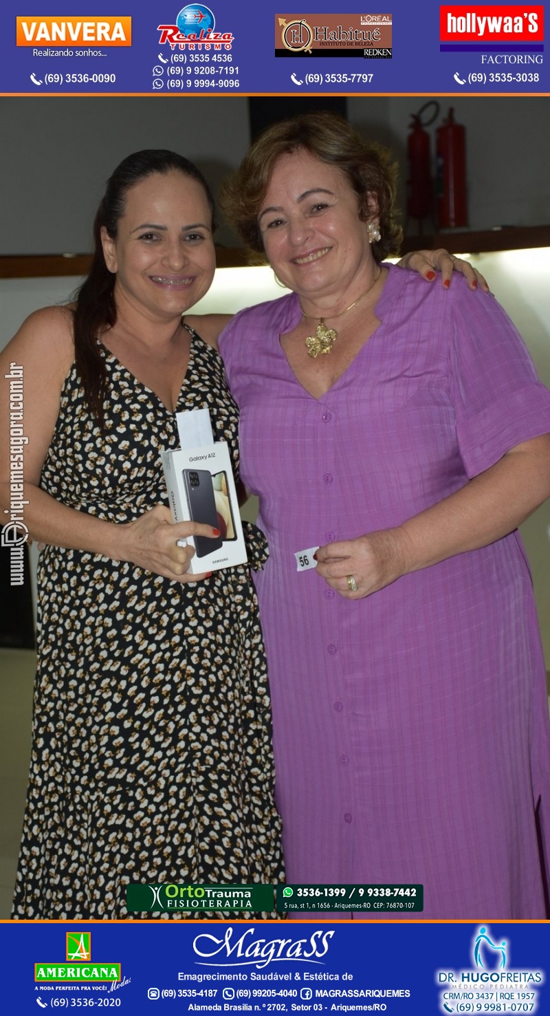 Palestra das Mães “O Amor Muda o Mundo” com Luciana Custódio na ACIA em Ariquemes