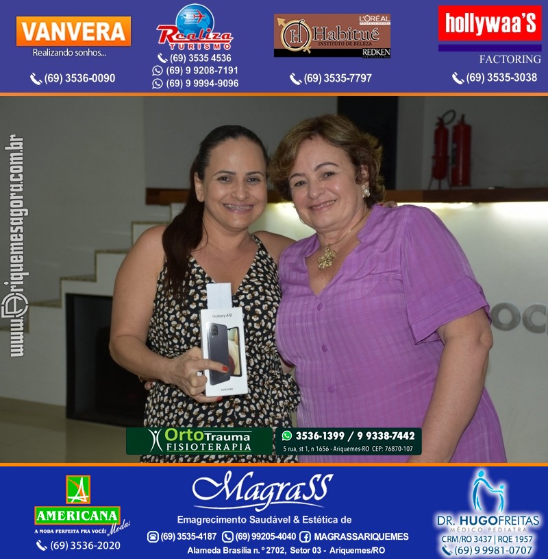 Palestra das Mães “O Amor Muda o Mundo” com Luciana Custódio na ACIA em Ariquemes