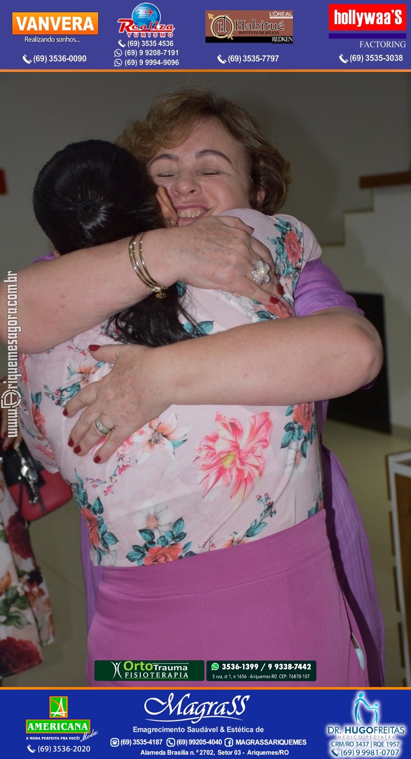 Palestra das Mães “O Amor Muda o Mundo” com Luciana Custódio na ACIA em Ariquemes