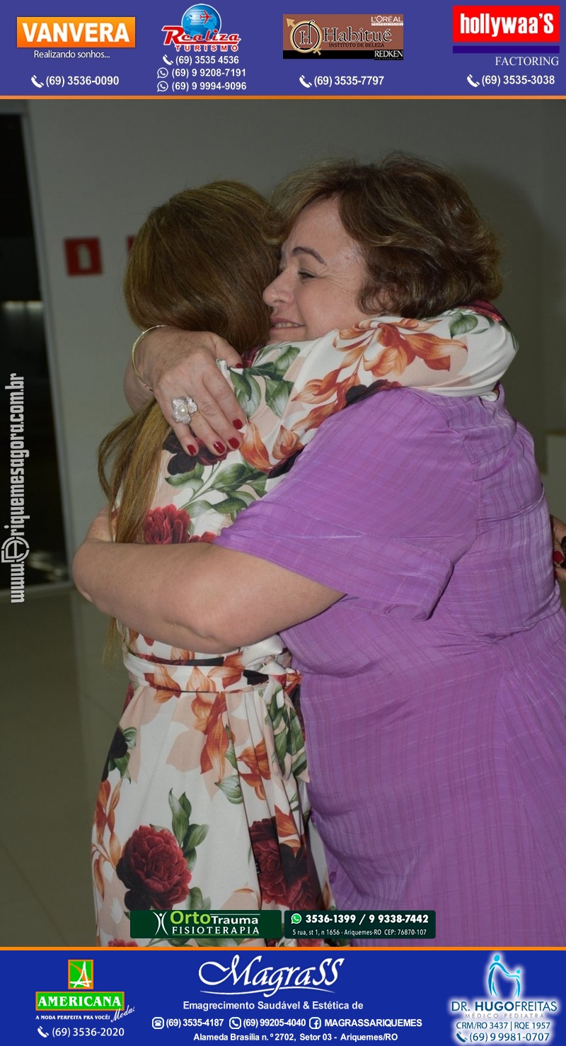 Palestra das Mães “O Amor Muda o Mundo” com Luciana Custódio na ACIA em Ariquemes