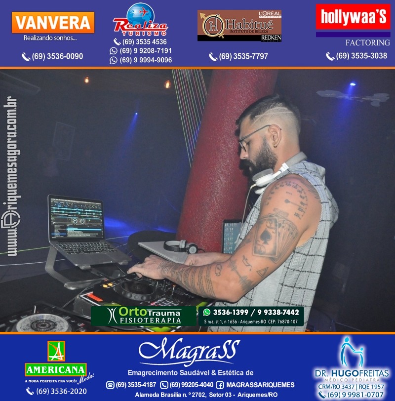 Noite Eletrônica GROOVE NIGHT na República Eventos Ariquemes