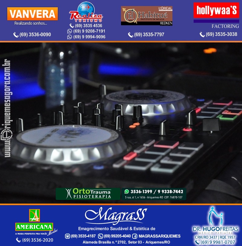 Noite Eletrônica GROOVE NIGHT na República Eventos Ariquemes