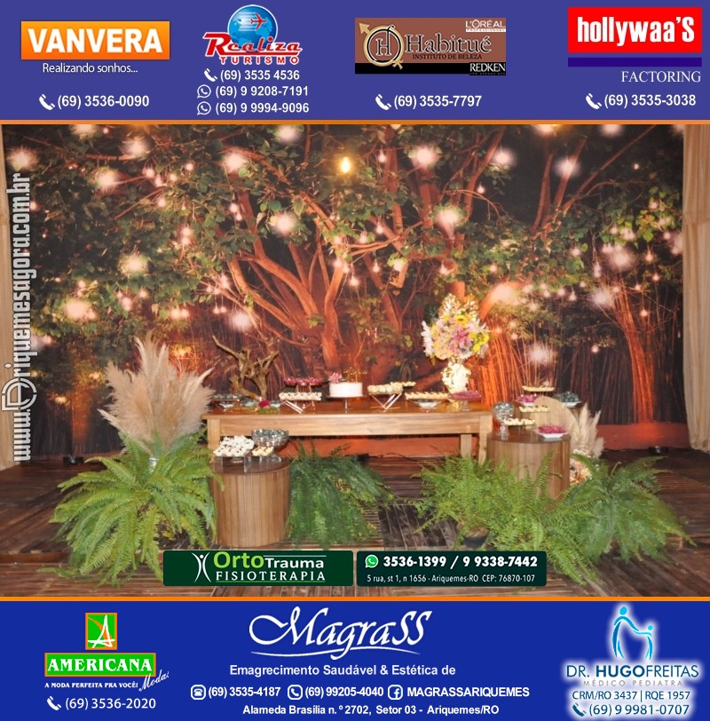 Aniversário Viviane Garcia Celebrare Eventos em Ariquemes