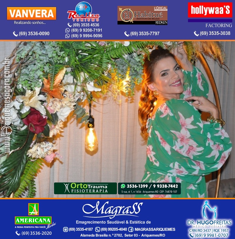 Aniversário Viviane Garcia Celebrare Eventos em Ariquemes