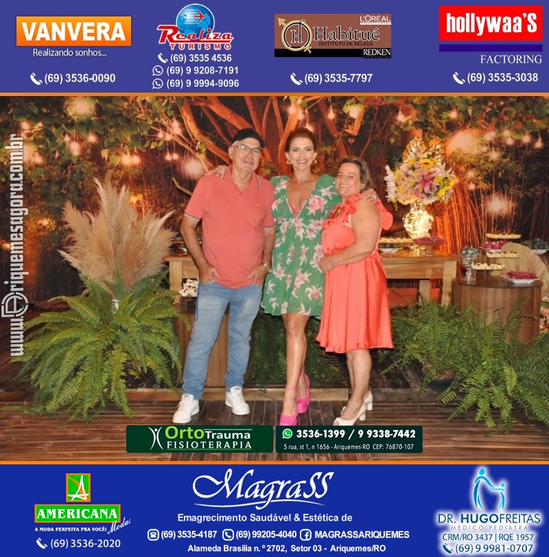 Aniversário Viviane Garcia Celebrare Eventos em Ariquemes
