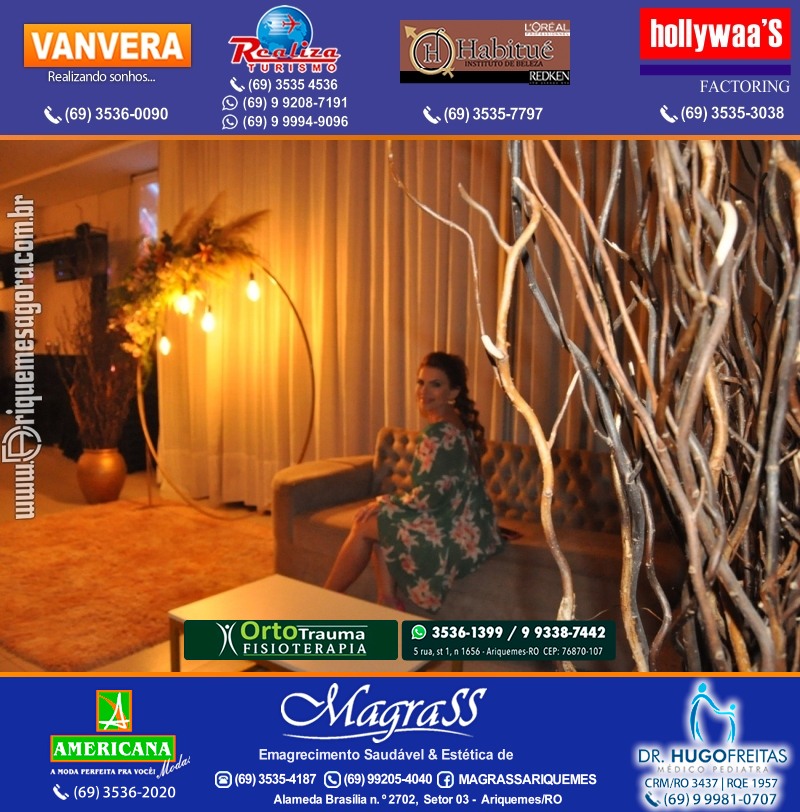 Aniversário Viviane Garcia Celebrare Eventos em Ariquemes