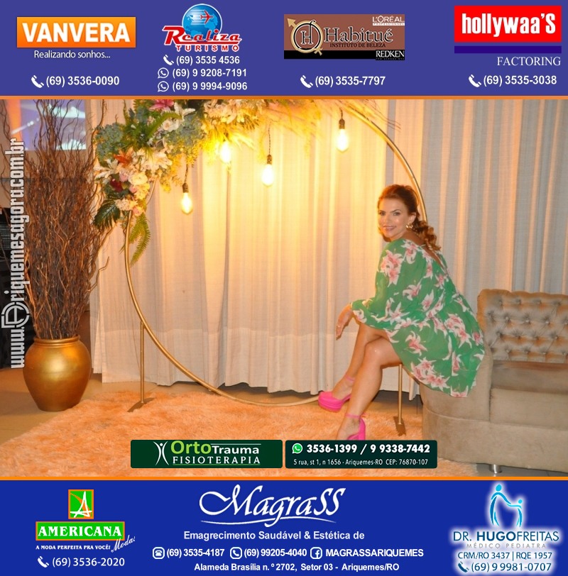 Aniversário Viviane Garcia Celebrare Eventos em Ariquemes