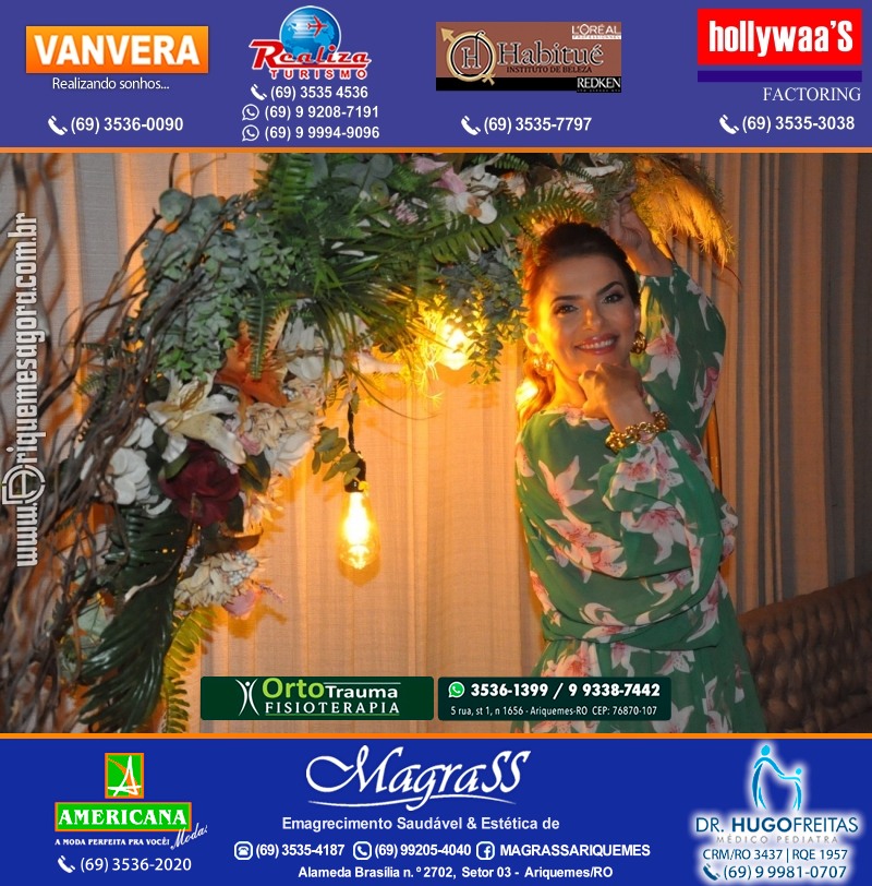 Aniversário Viviane Garcia Celebrare Eventos em Ariquemes